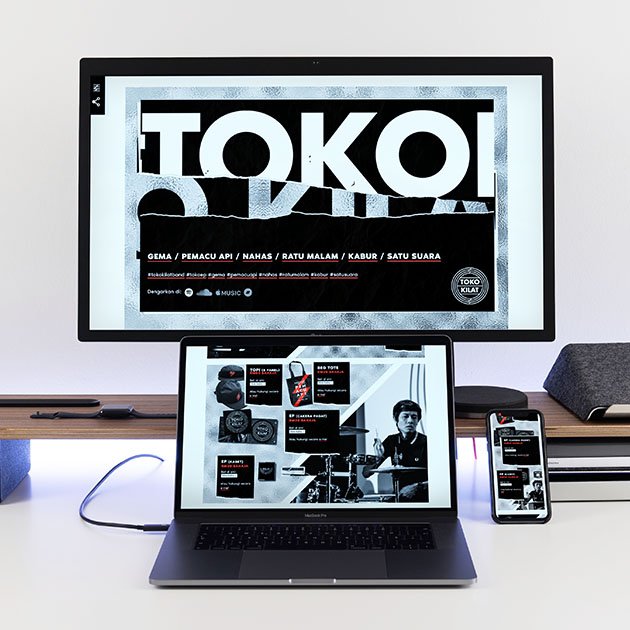 Screenshot of tokokilatband.com